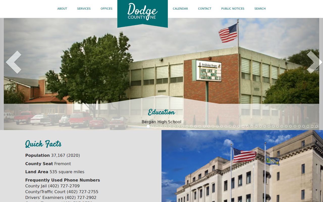 Dodge County criminal history county government homepage